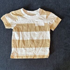 Little Bipsy Kids T-Shirt in Tan and White